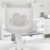 Lámpara de mesa infantil Baby Dreams, gris, G4, Ø 15 cm