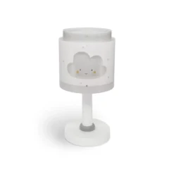 Lámpara de mesa infantil Baby Dreams, gris, G4, Ø 15 cm
