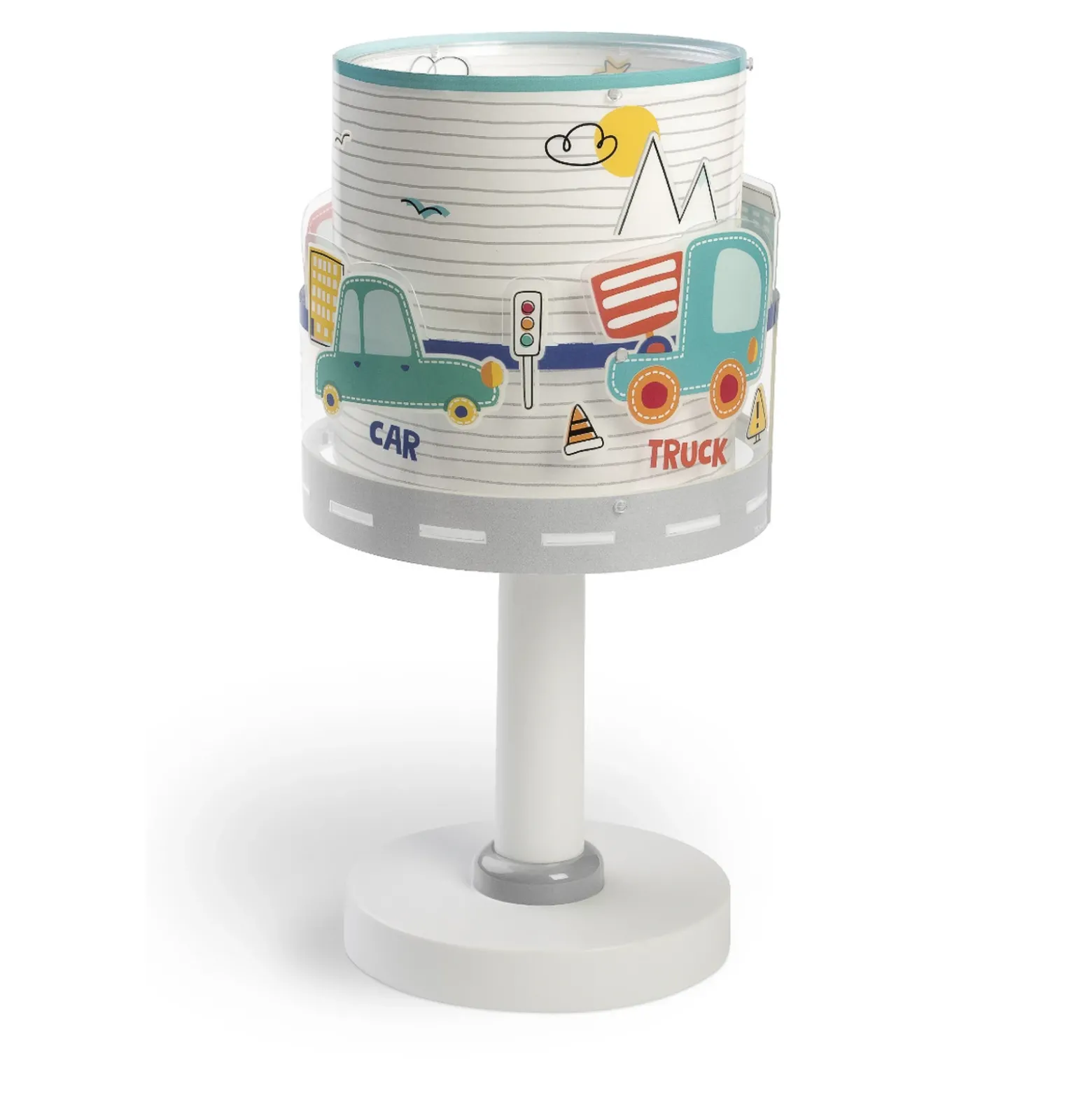Lámpara de mesa infantil Baby Travel, G4, Ø 15 cm