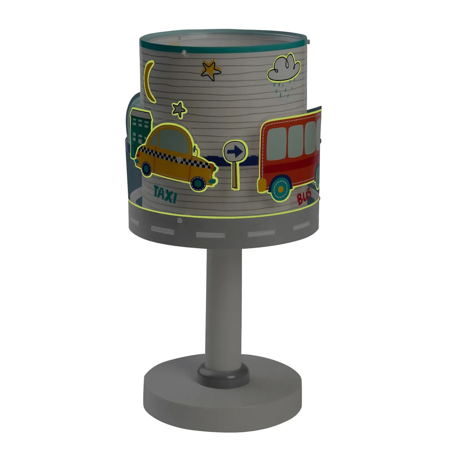 Lámpara de mesa infantil Baby Travel, G4, Ø 15 cm