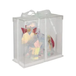Lámpara de mesa infantil LED Brondar unicornio, roja, altura 26 cm