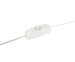 Lámpara de mesa infantil LED Brondar Oso, roja, altura 32 cm