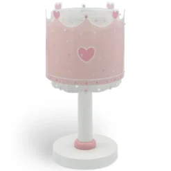 Lámpara de mesa infantil Little Queen, G4, Ø 15 cm