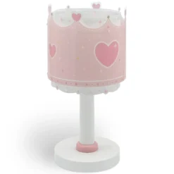 Lámpara de mesa infantil Little Queen, G4, Ø 15 cm