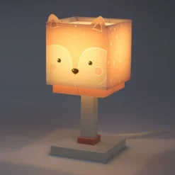 Lámpara de mesa infantil Little Fox, G4, ancho 14 cm