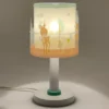 Lámpara de mesa infantil Loving Deer, G4, Ø 15 cm