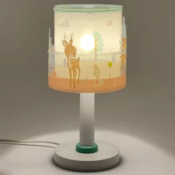 Lámpara de mesa infantil Loving Deer, G4, Ø 15 cm