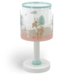 Lámpara de mesa infantil Loving Deer, G4, Ø 15 cm