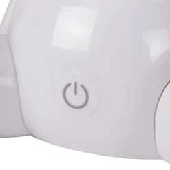 Lámpara de mesa infantil Oso Dodo, blanca, atenuable, ABS