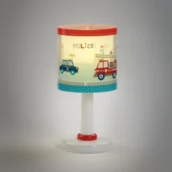 lámpara de mesa infantil Police, G4, Ø 15 cm