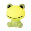 Lámpara de mesa infantil Rana Dodo, verde, atenuable, ABS