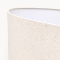 Lámpara de mesa KARE Beo, verde, algodón, altura 50 cm, casquillo E27