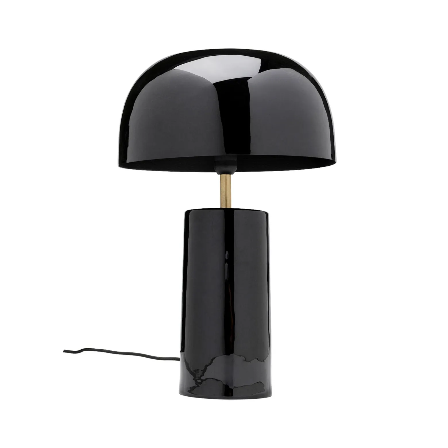 Lámpara de mesa KARE Loungy, negra