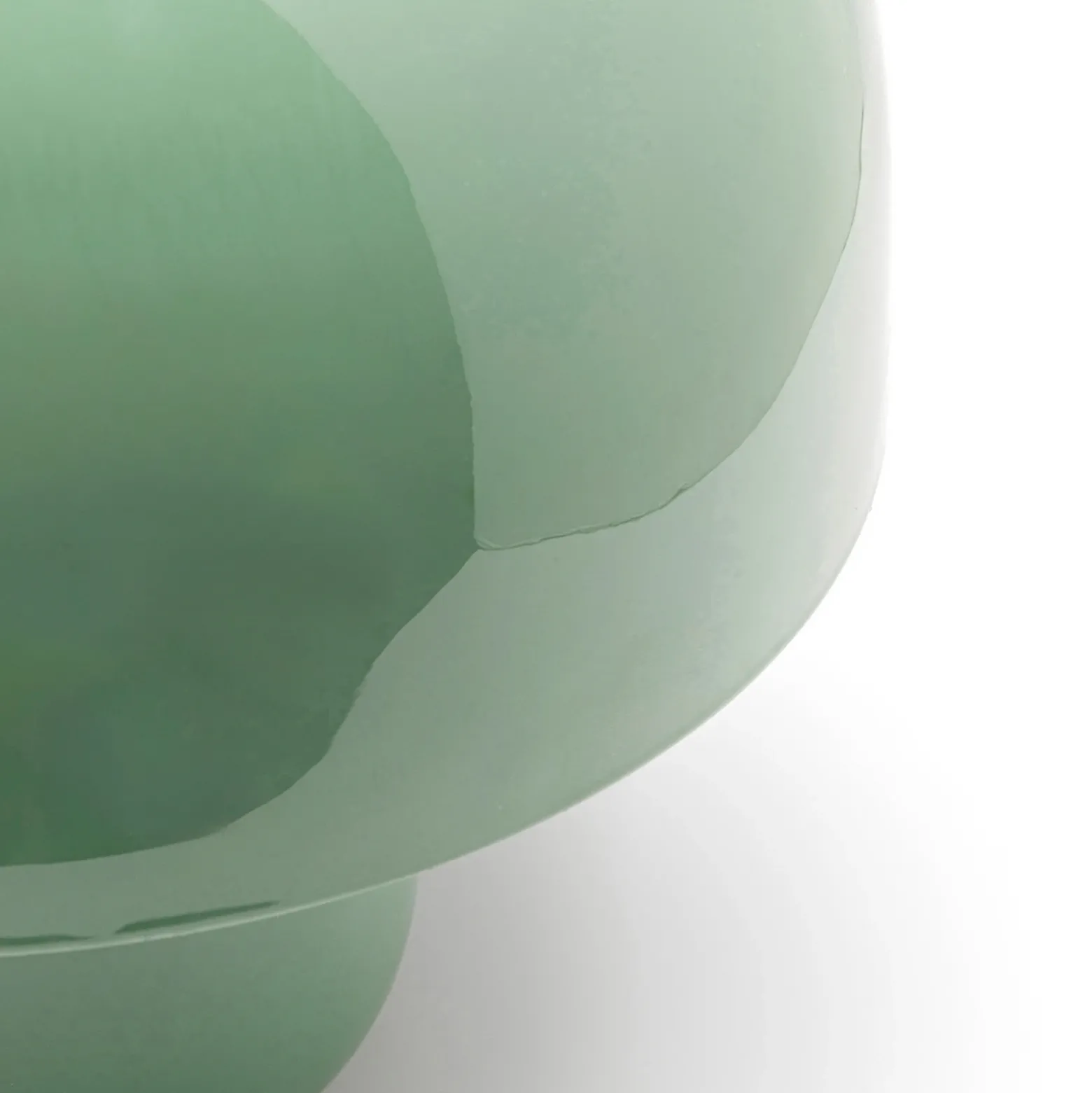 Lámpara de mesa KARE Mushroom, verde salvia, metal, 20 cm, E14
