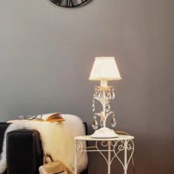 Lámpara de mesa Karen Altura 40 cm marfil