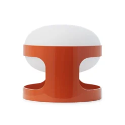 lámpara de mesa Kartell KD28, naranja, Ø 25 cm, E14-LED