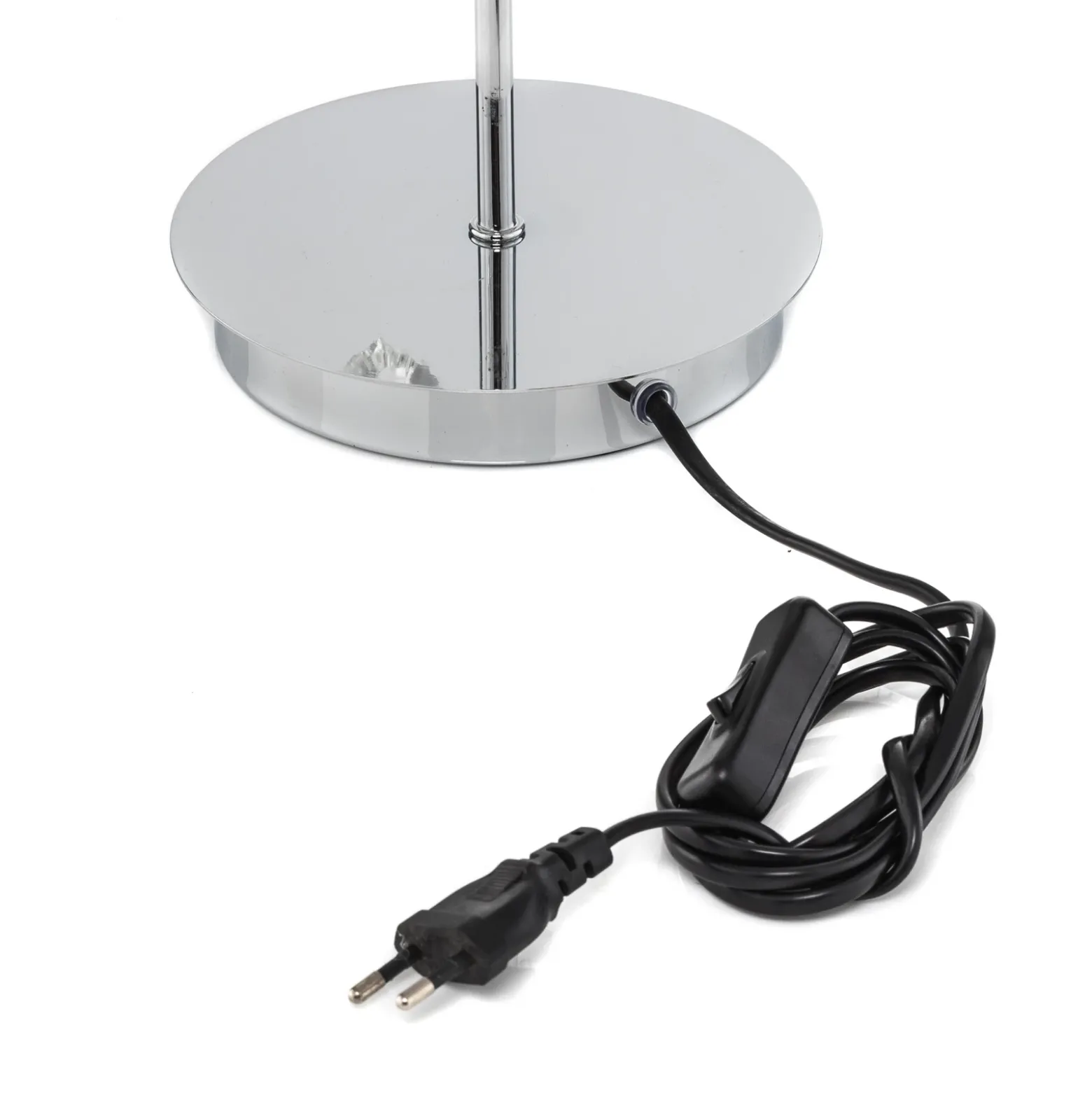 Lámpara de mesa Laila con cristal colgante, 2 luces