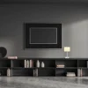 Lámpara de mesa LED Abby, color aluminio, altura 34 cm, metal/cristal