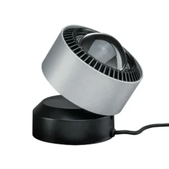 lámpara de mesa LED Aldan de Paulmann, aluminio, 10 cm, atenuable