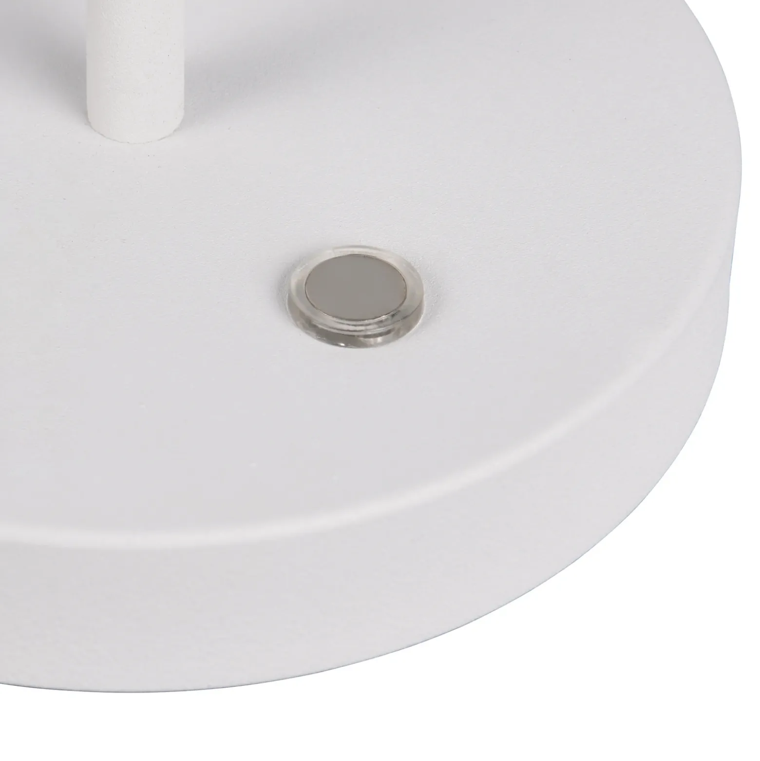 Lámpara de mesa LED Amalo, blanco mate, altura 46 cm, metal, CCT