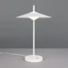 Lámpara de mesa LED Amalo, blanco mate, altura 46 cm, metal, CCT
