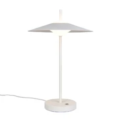 Lámpara de mesa LED Amalo, blanco mate, altura 46 cm, metal, CCT