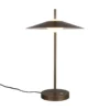 Lámpara de mesa LED Amalo en color platino, altura 46 cm, metal, CCT
