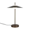 Lámpara de mesa LED Amalo en color platino, altura 46 cm, metal, CCT