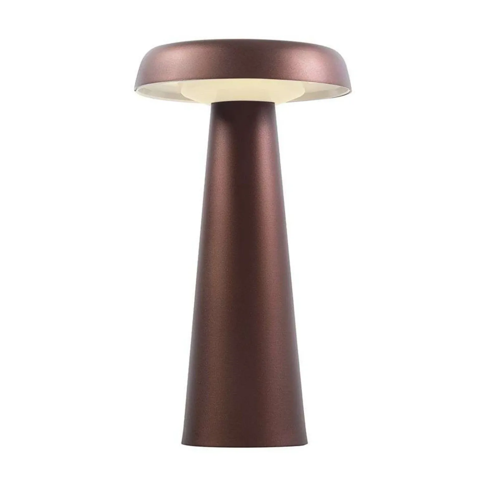 Lámpara de mesa LED Arcello dim latón bruñido