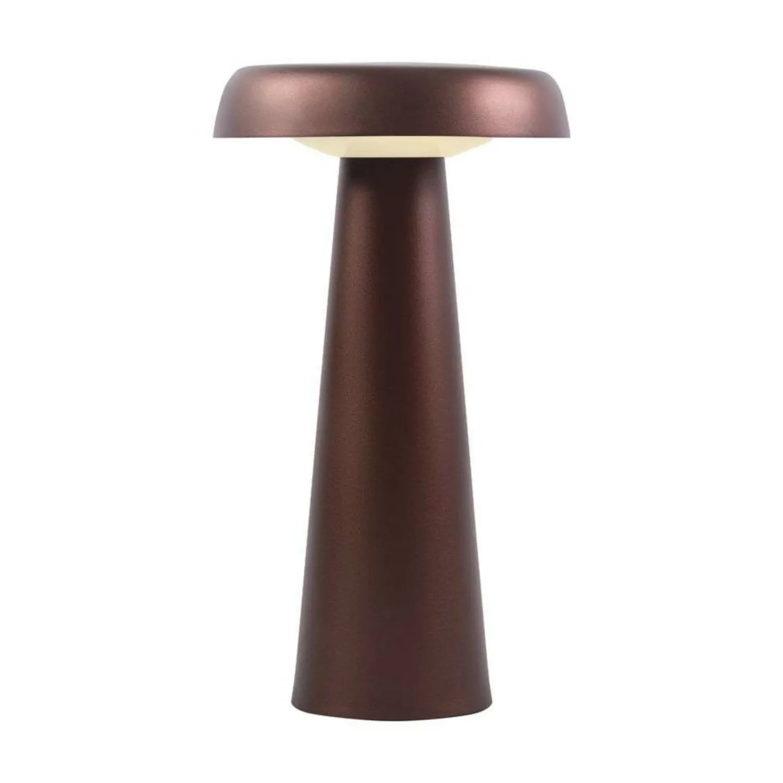 Lámpara de mesa LED Arcello dim latón bruñido