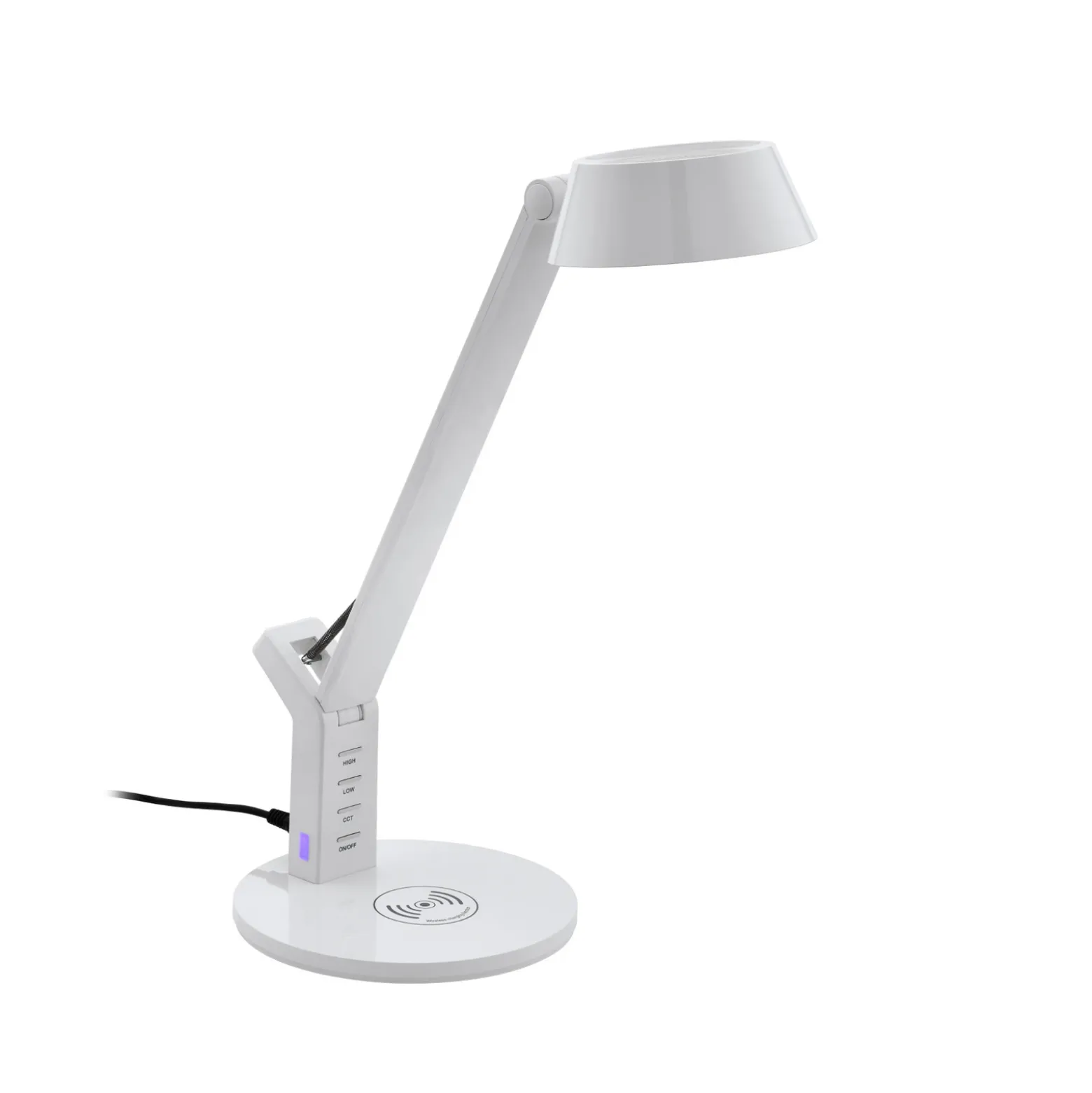 Lámpara de mesa LED Banderalo CCT dim QI blanco
