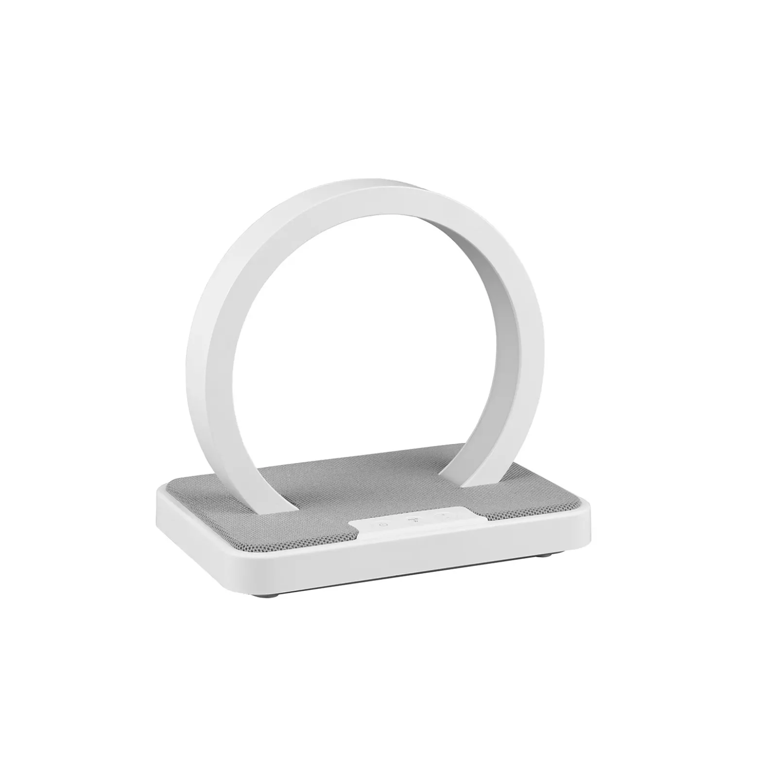 Lámpara de mesa LED Beat batería, RGBW blanco mate