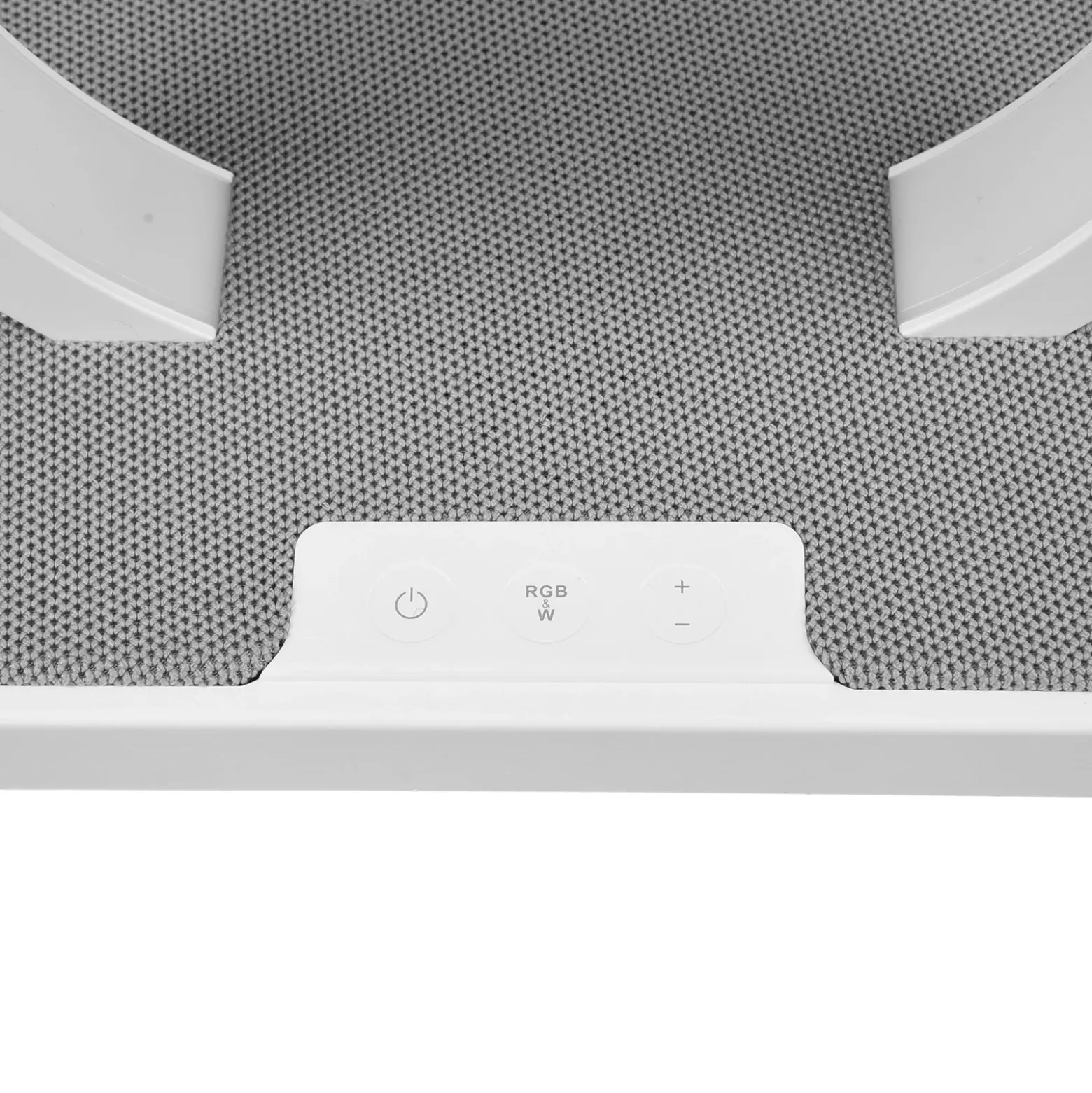 Lámpara de mesa LED Beat batería, RGBW blanco mate