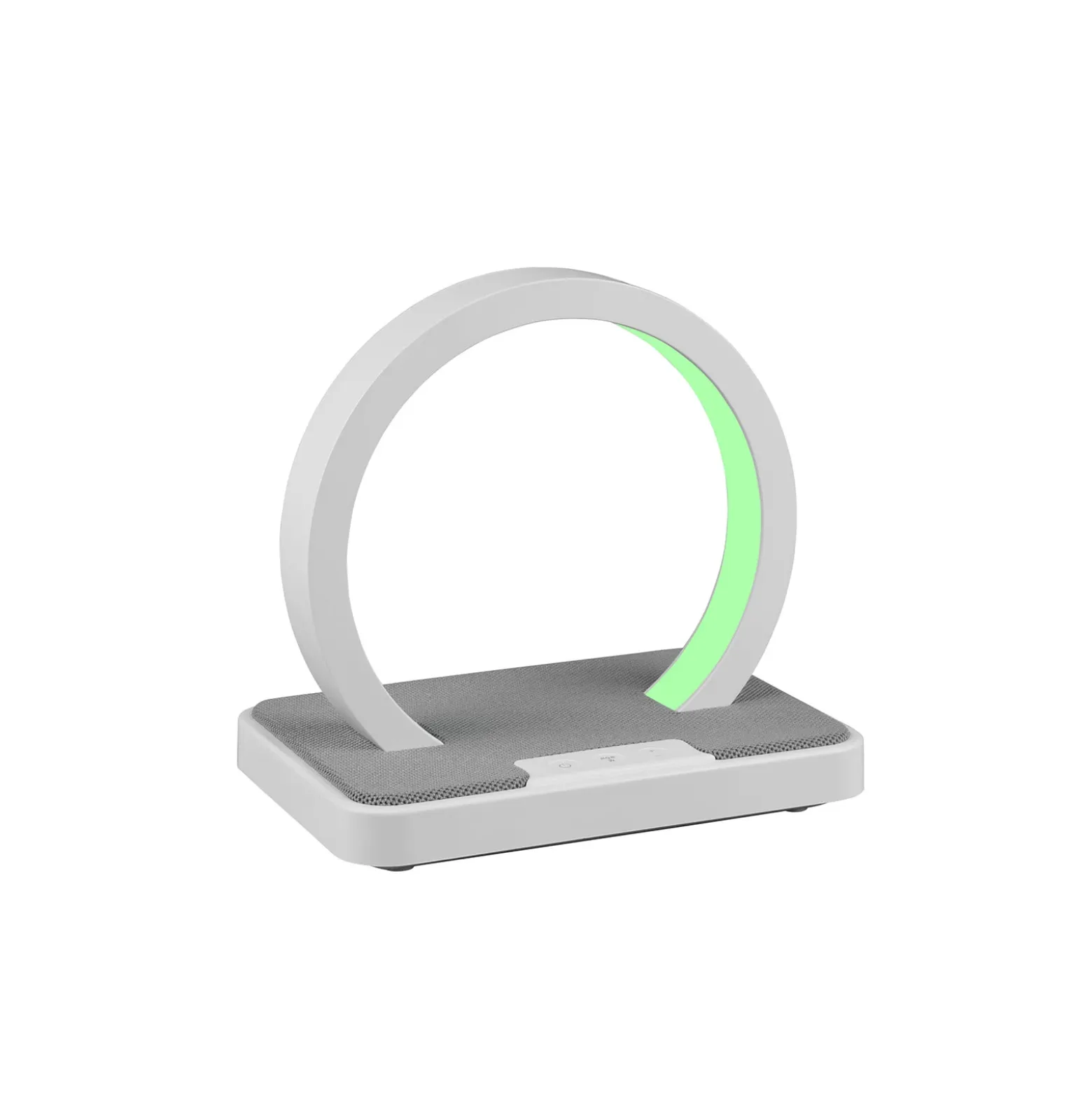 Lámpara de mesa LED Beat batería, RGBW blanco mate