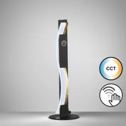 Lámpara de mesa LED Bridge con sensor de gestos, atenuable, CCT, negro