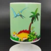 Lámpara de mesa LED con batería Dino, USB, IP44