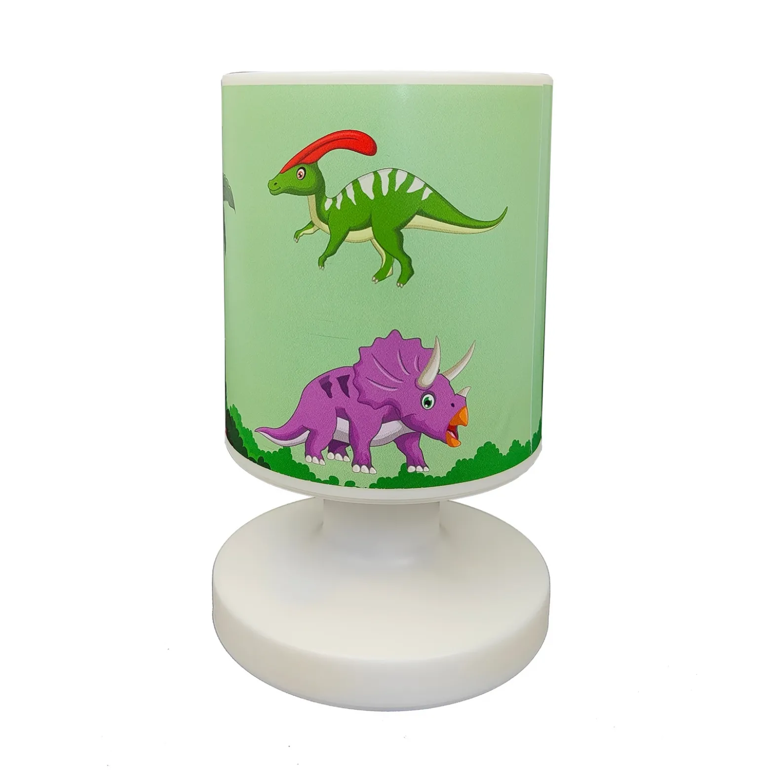 Lámpara de mesa LED con batería Dino, USB, IP44
