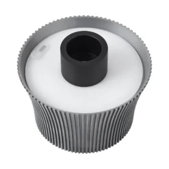 Lámpara de mesa LED con batería recargable Lindby Linor, gris humo, USB,