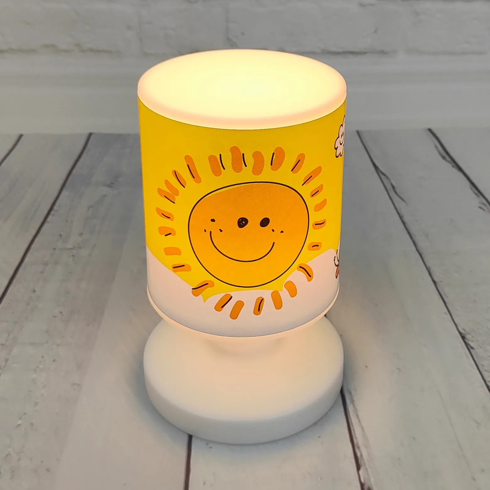 Lámpara de mesa LED con batería Sunny, USB, IP44