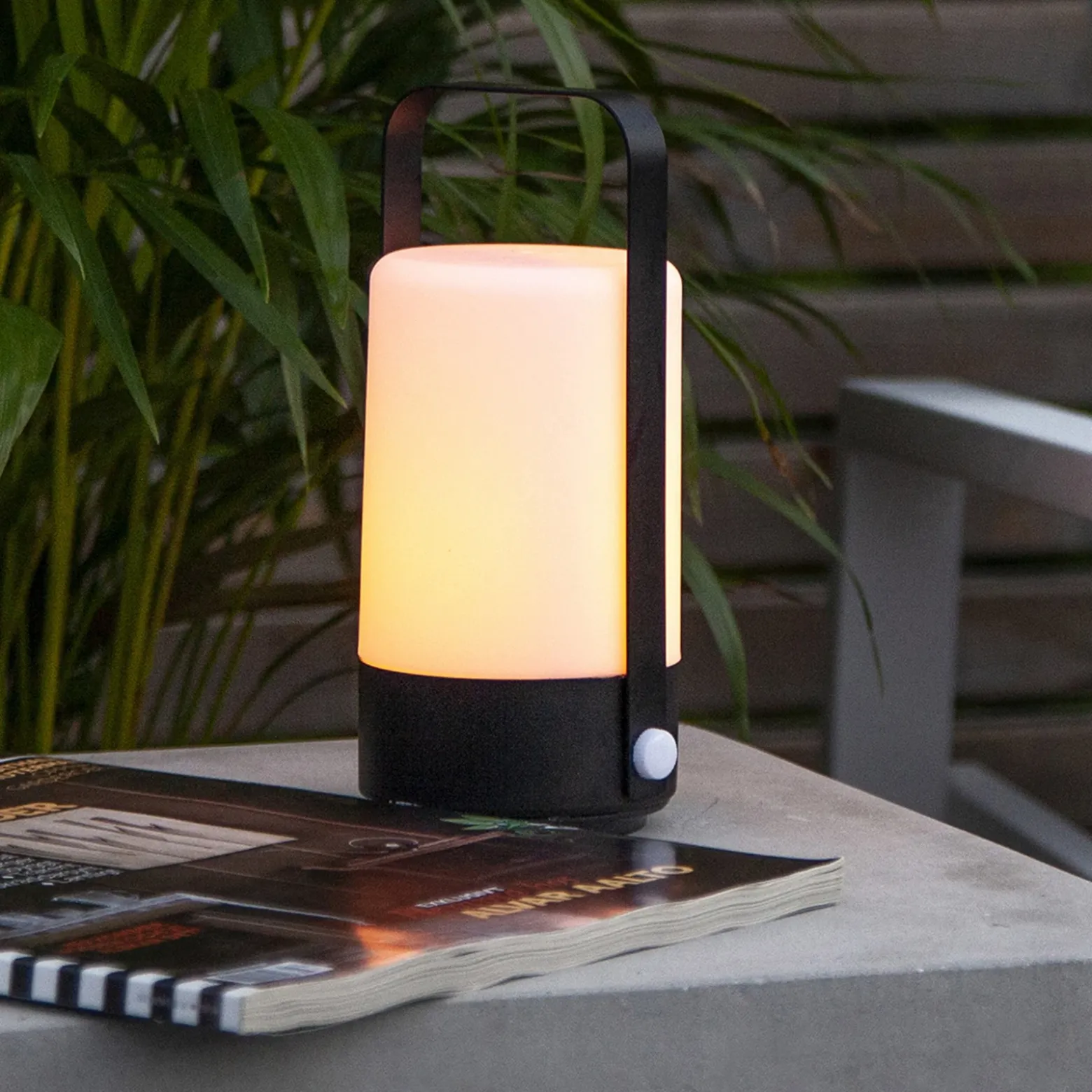 Lámpara de mesa LED Flame Lantern portátil batería