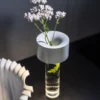Lámpara de mesa LED Fleur de Foscarini, blanca