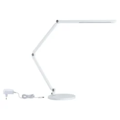 Lámpara de mesa LED FlexBar de Paulmann, blanca, 36 cm, CCT