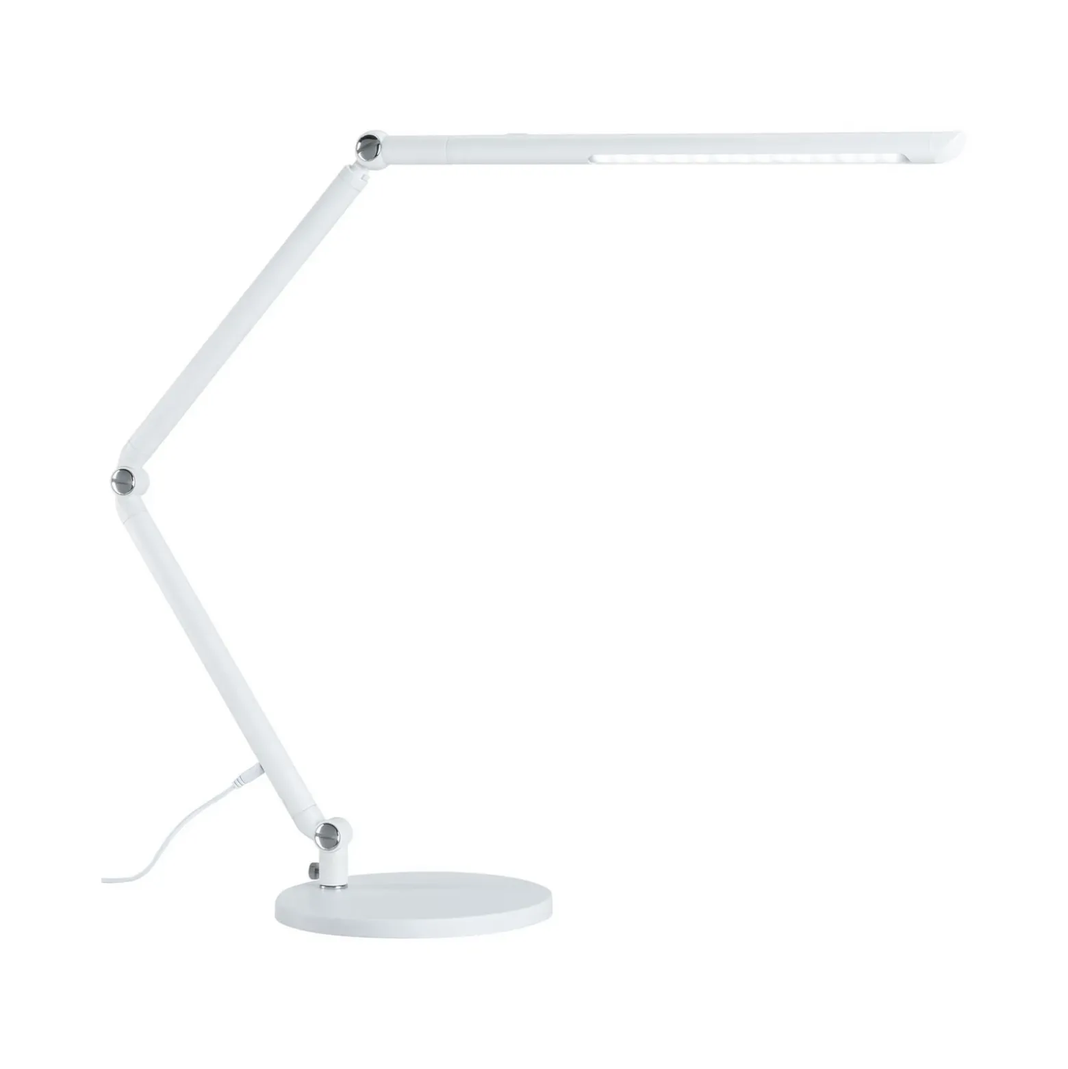 Lámpara de mesa LED FlexBar de Paulmann, blanca, 36 cm, CCT