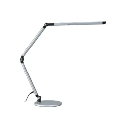 Lámpara de mesa LED FlexBar de Paulmann, plateada, 36 cm, CCT