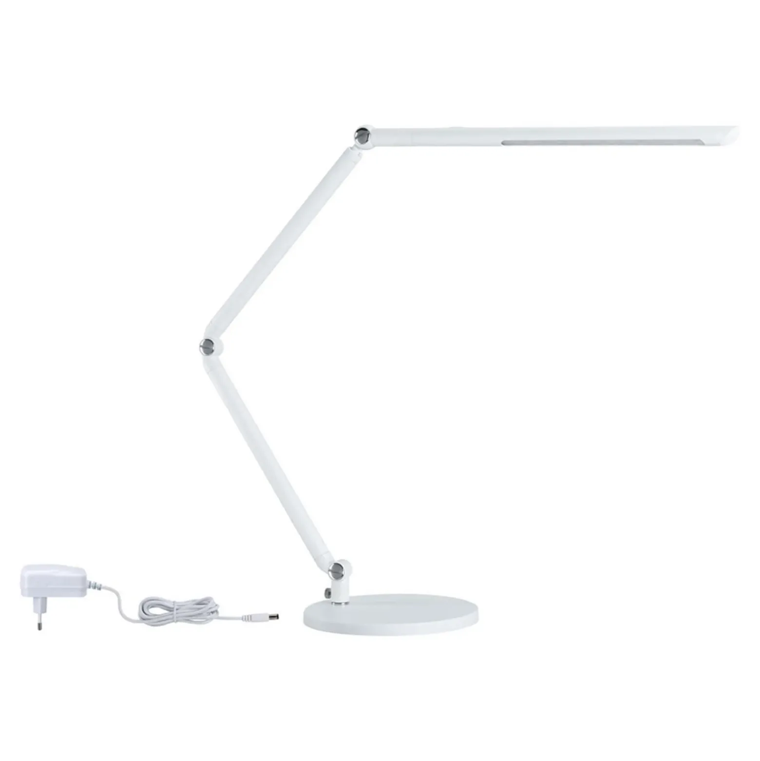 Lámpara de mesa LED FlexBar de Paulmann, blanca, 36 cm, CCT
