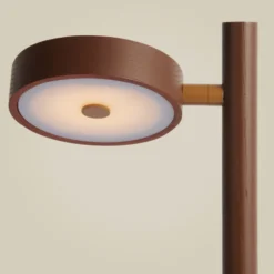 Lámpara de mesa LED GOOD & MOJO Okinawa, marrón, 35 cm, madera