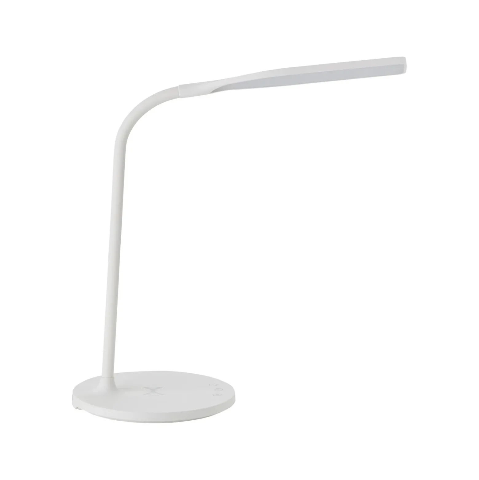 Lámpara de mesa LED Joni, blanca, altura 34 cm, CCT, atenuable