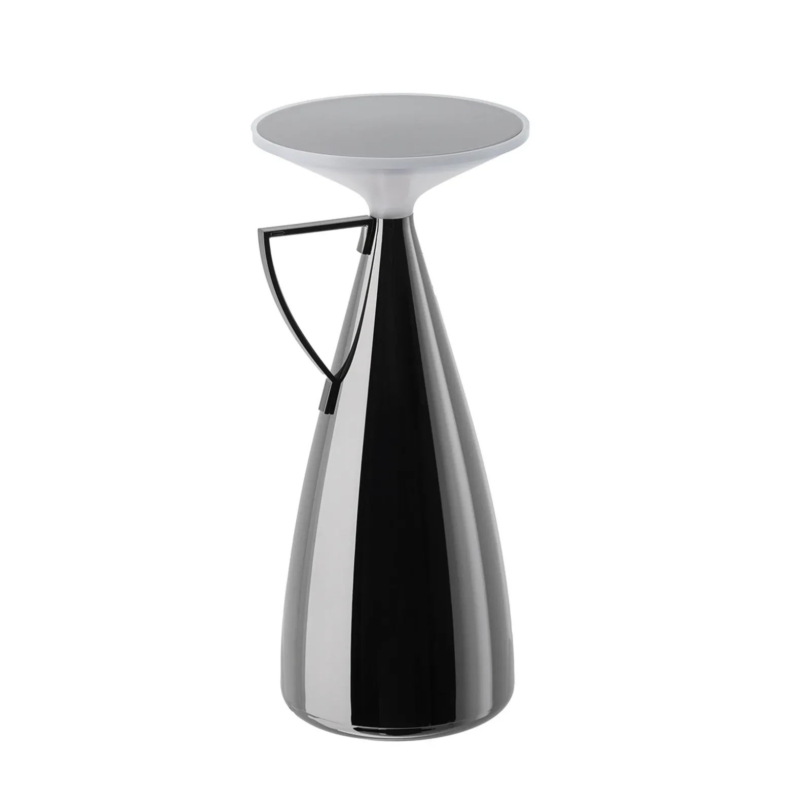 lámpara de mesa LED Kartell Camomille, gris oscuro, atenuable.