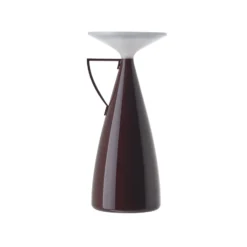 lámpara de mesa LED Kartell Camomille, rojo oscuro, atenuable