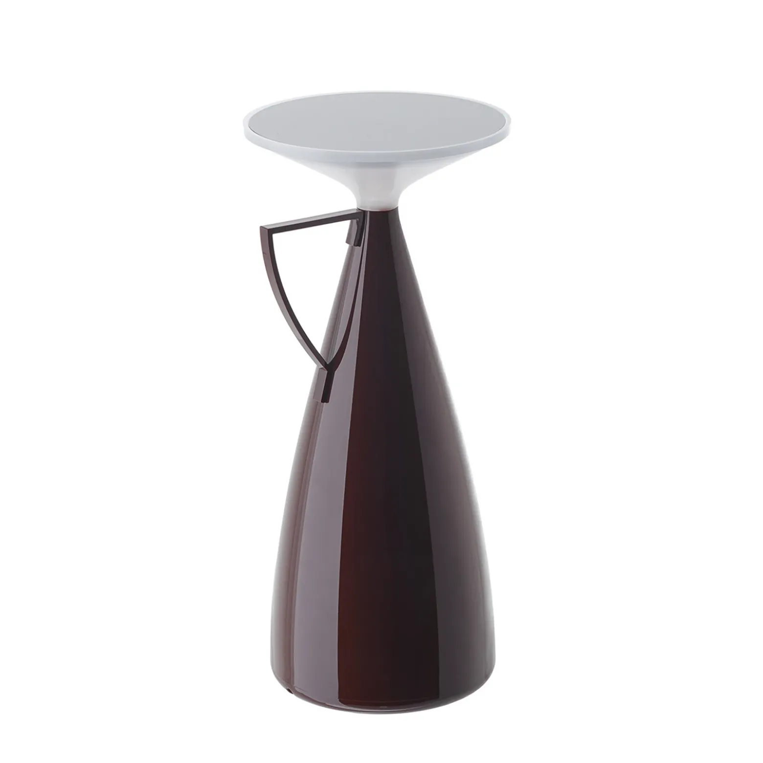 lámpara de mesa LED Kartell Camomille, rojo oscuro, atenuable